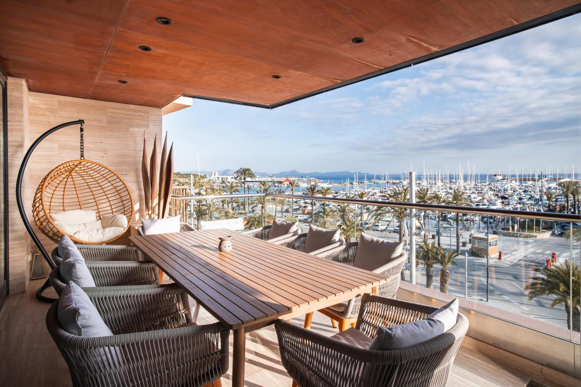 Luxury sea view Apartment in Puerto de Alcudia Exterior foto